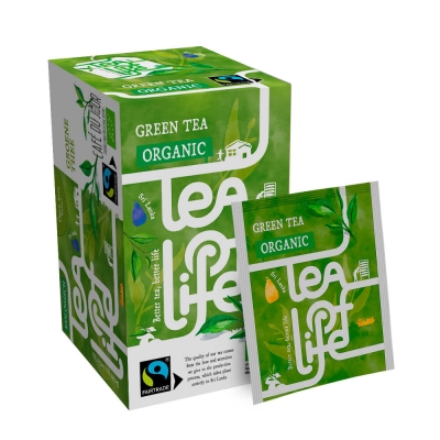 Zielona herbata - organiczna i Fairtrade - Tea of Life - 25 torebek herbaty