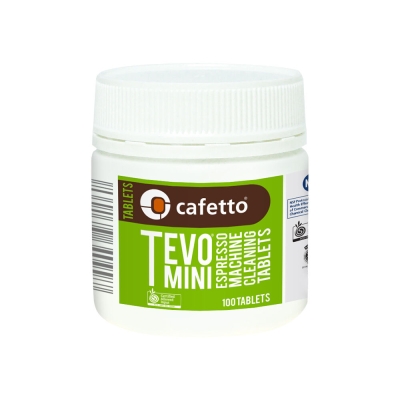 Cafetto Tevo® mini - tabletki czyszczące do ekspresów do kawy (1,5 g) - 100 sztuk