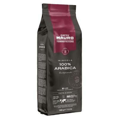 Caffè Mauro 100% Arabica Centopercento - ziarna kawy - 1 kilogram