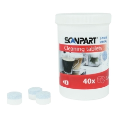 Scanpart - 2-fazowe tabletki czyszczące - 40 sztuk