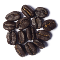 Ziarna kawy podczas drugiego cracku